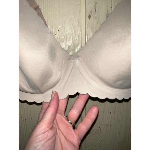 36D Victoria's Secret Bra Dream Angels Embroidered Floral Microfiber Side Smooth - Picture 4 of 7